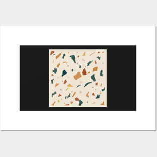 Terrazzo pattern Posters and Art